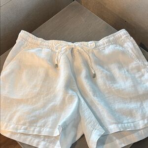Tommy Bahama White Linen Shorts